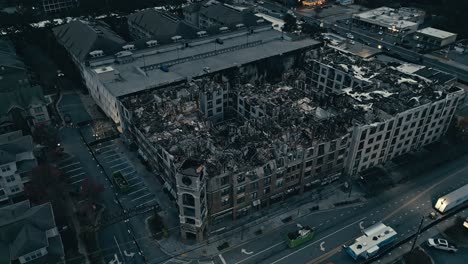 burned down american neighborhood in atlanta city