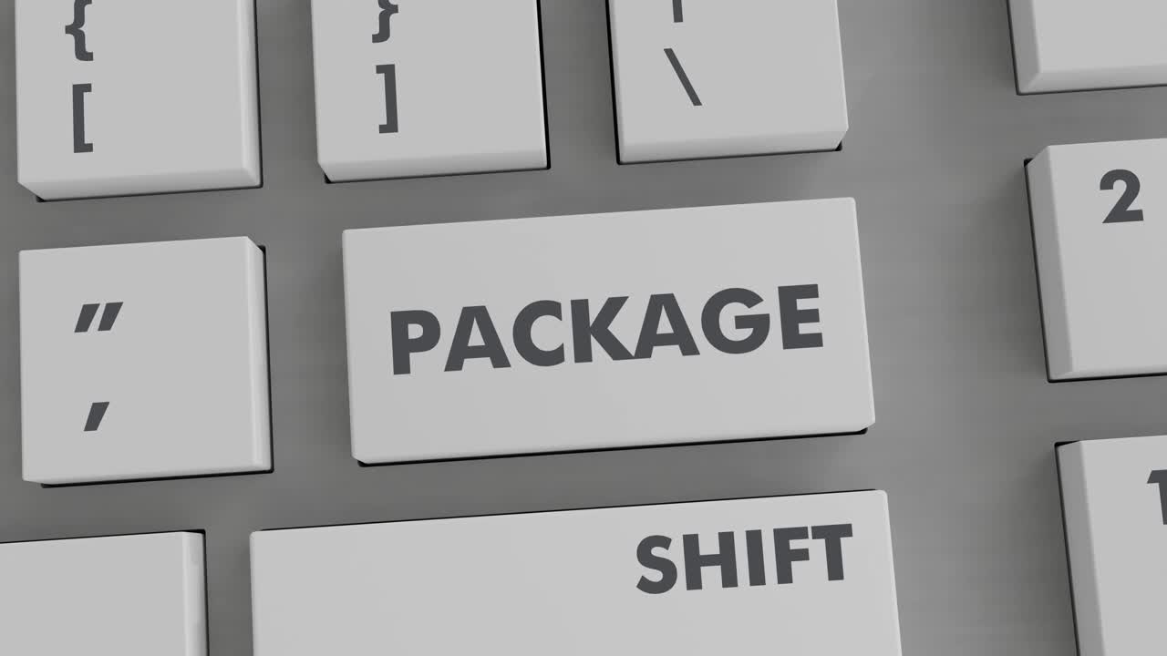 PACKAGE BUTTON PRESSING ON KEYBOARD