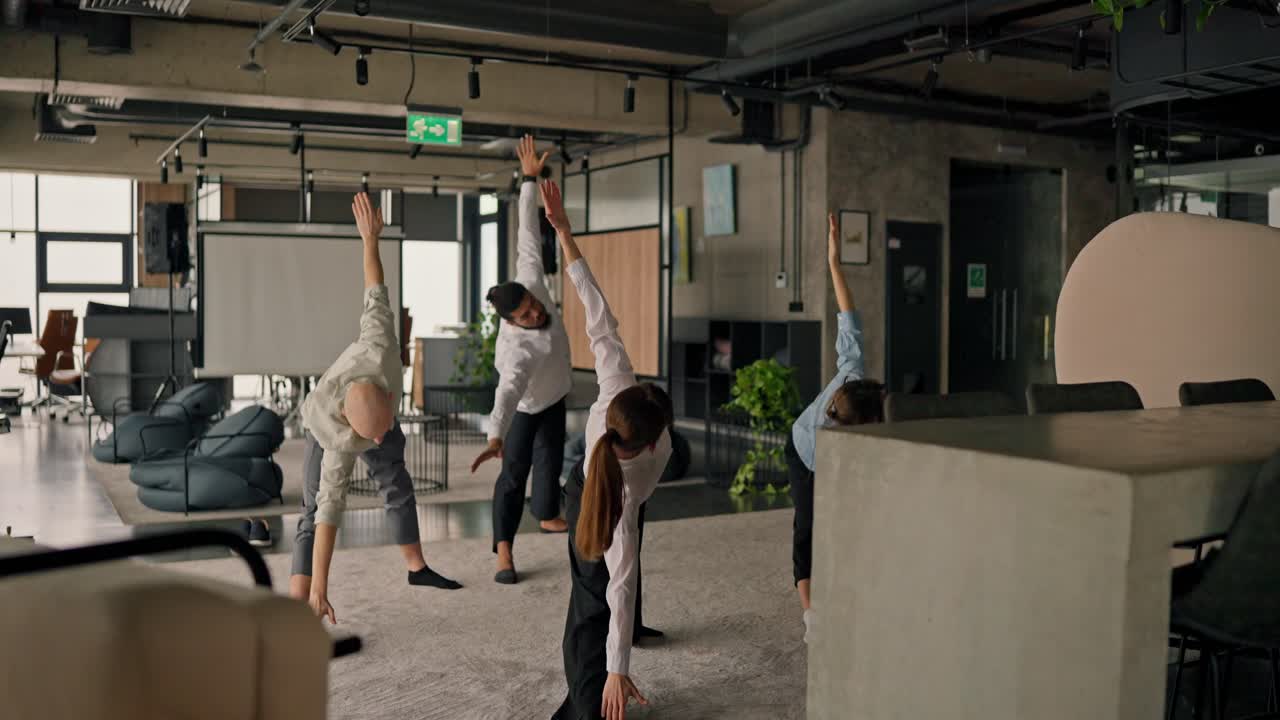 Office Yoga Session