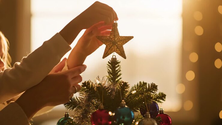 Decorando a Árvore de Natal