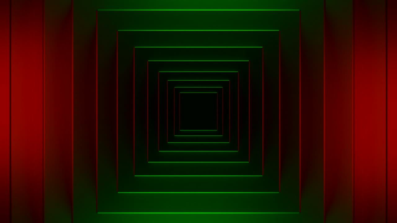 추상적인 네온 터널