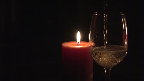 stock footage of a lighting candle