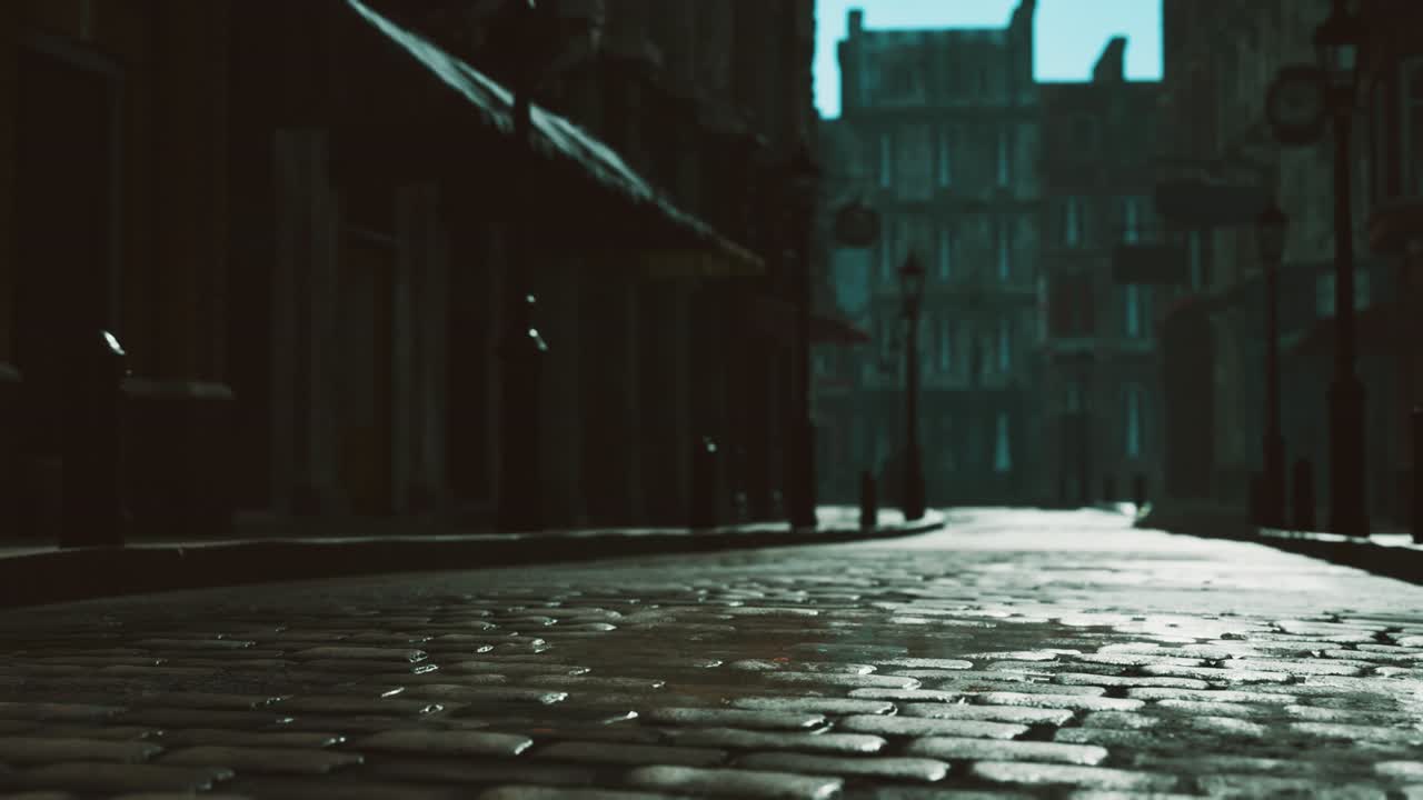 런던의 평소 바쁜 인기 있는 거리는 코로나19 코로나바이러스 기간 동안  ⁇  비어 있습니다.