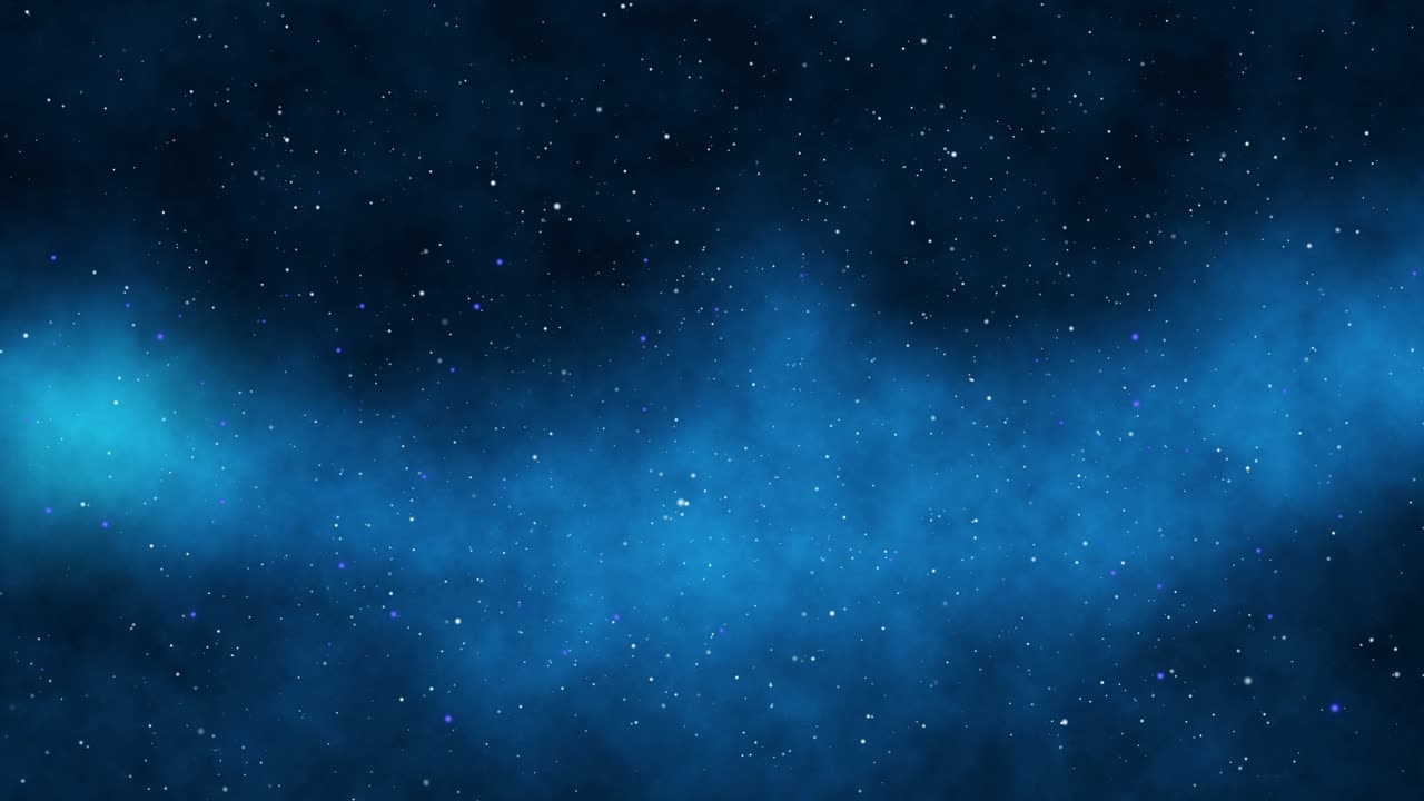 Universe planets nebula cloud background moving traveling through star fields in space milky way