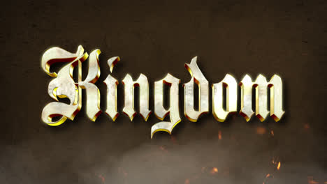 Kingdom Text Graphic Design