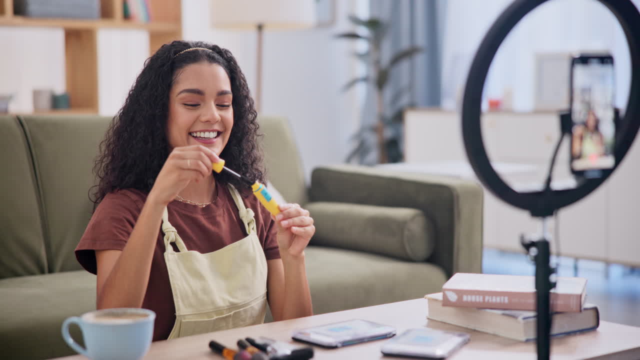 tutorial de maquillaje por influyente de belleza