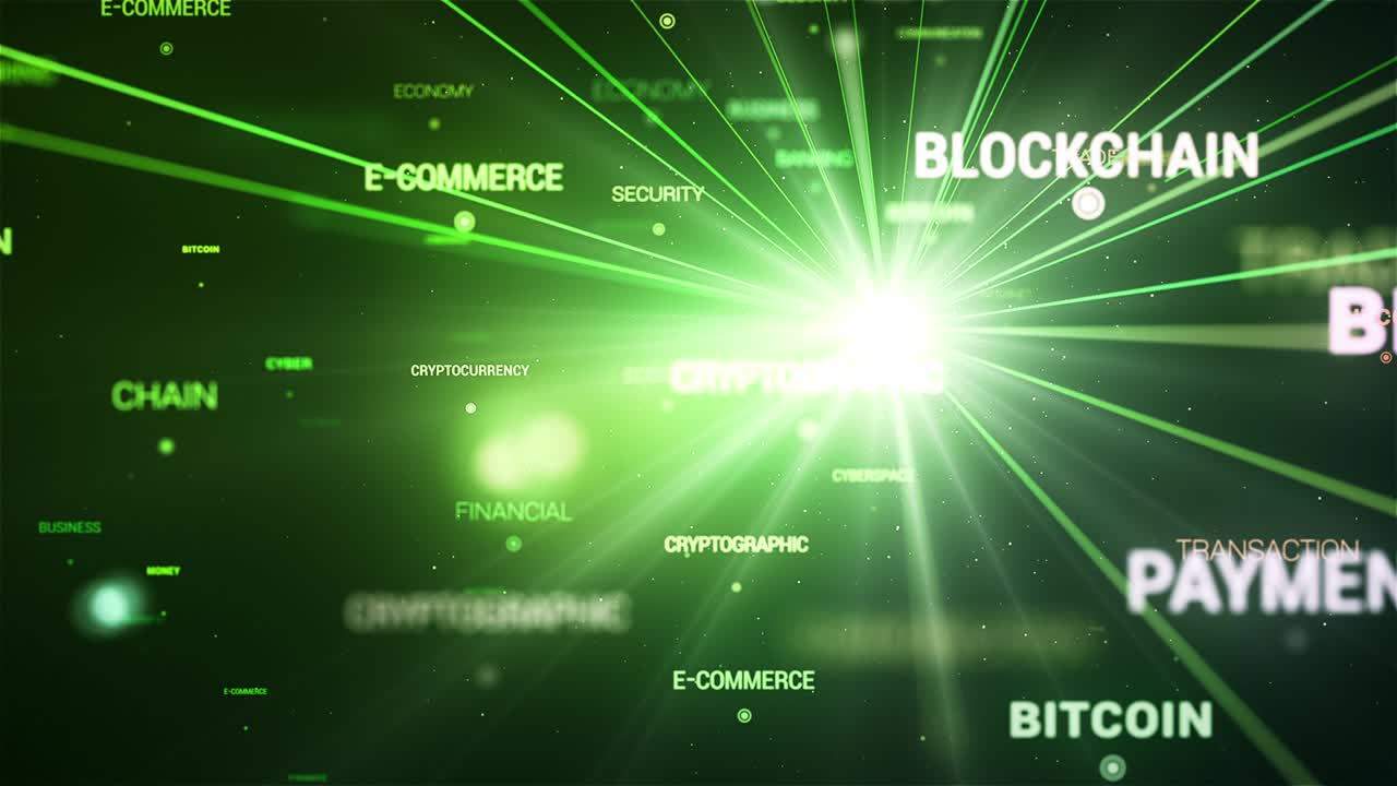 전자상거래 블록체인 단어 루프 연결