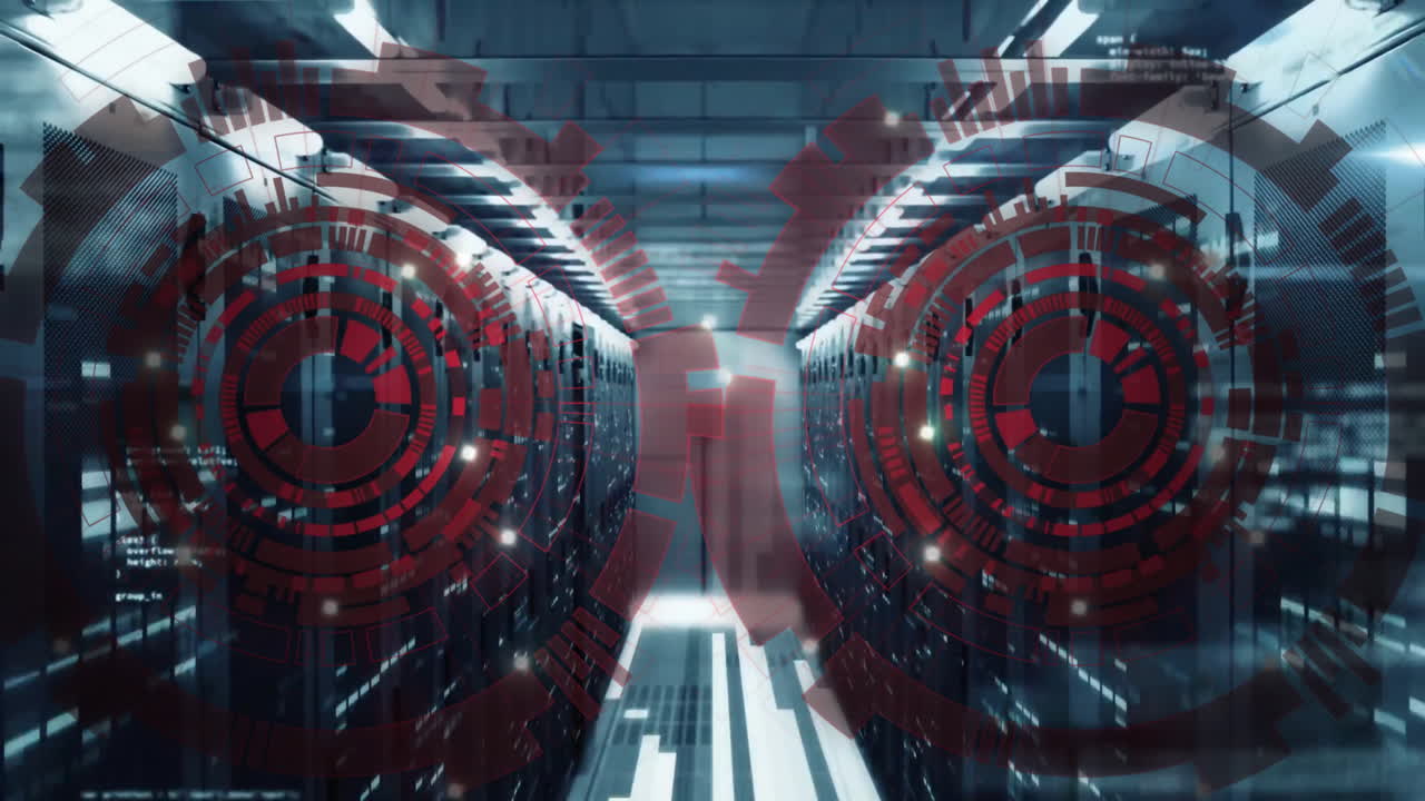 Animation of scopes with data processing over computer servers