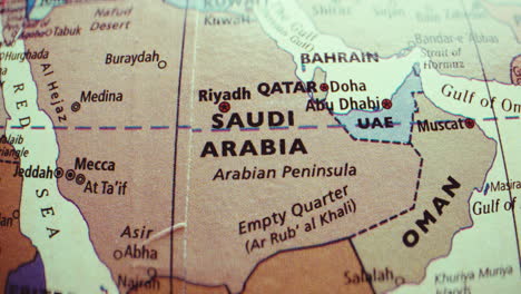 map of saudi arabia and surrounding countries