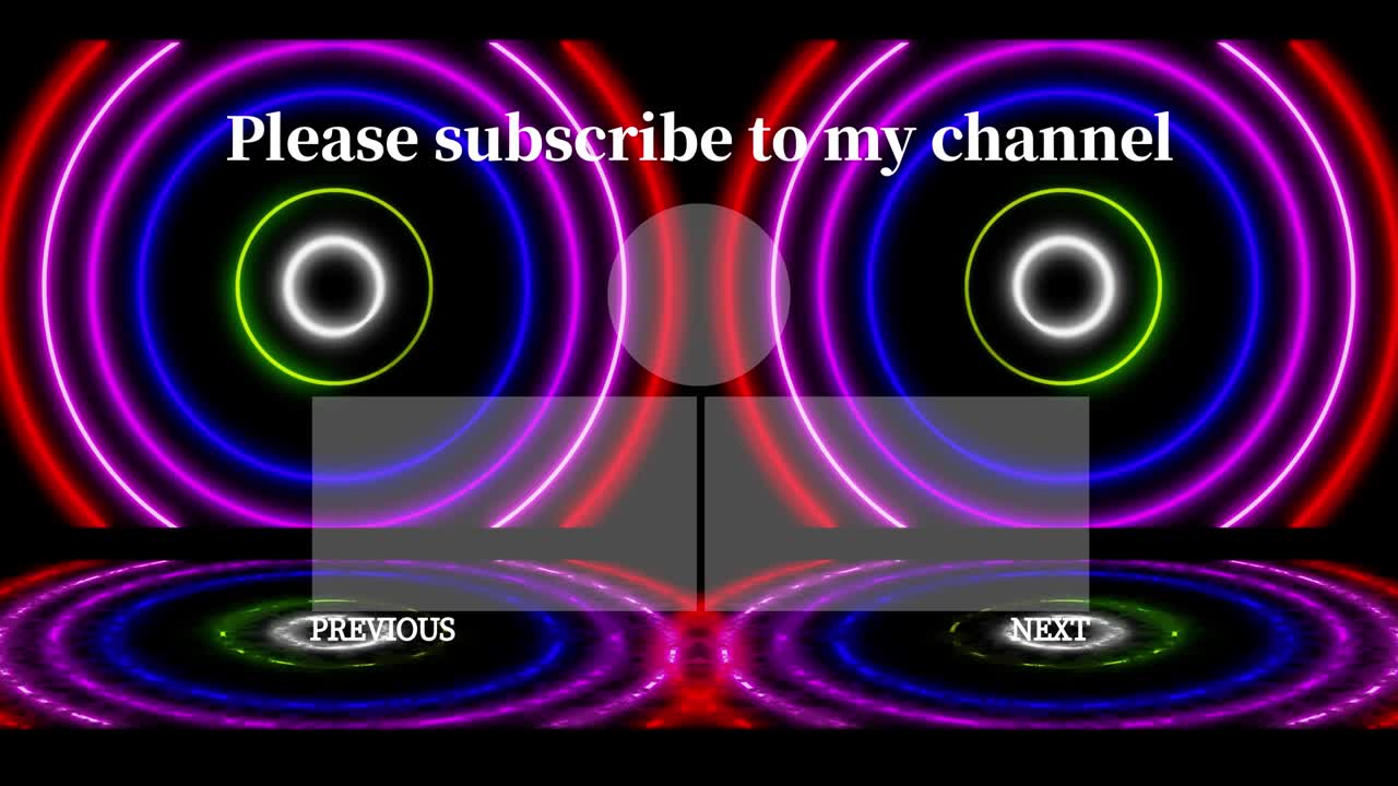 네온 표지판 패턴 엔드 카드 엔딩 스크린 모션 그래픽