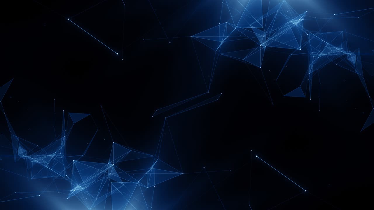 Plexus abstract network titles technology science background loop