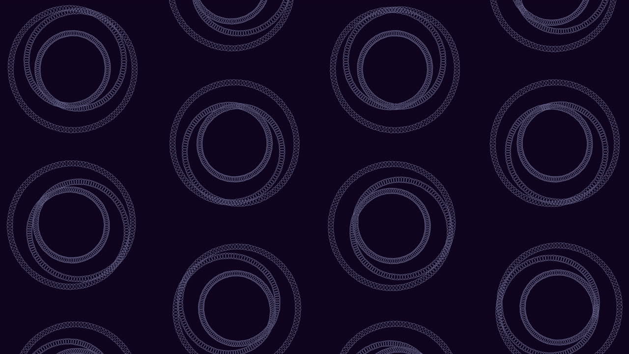 patrón circular en blanco y negro con círculos superpuestos