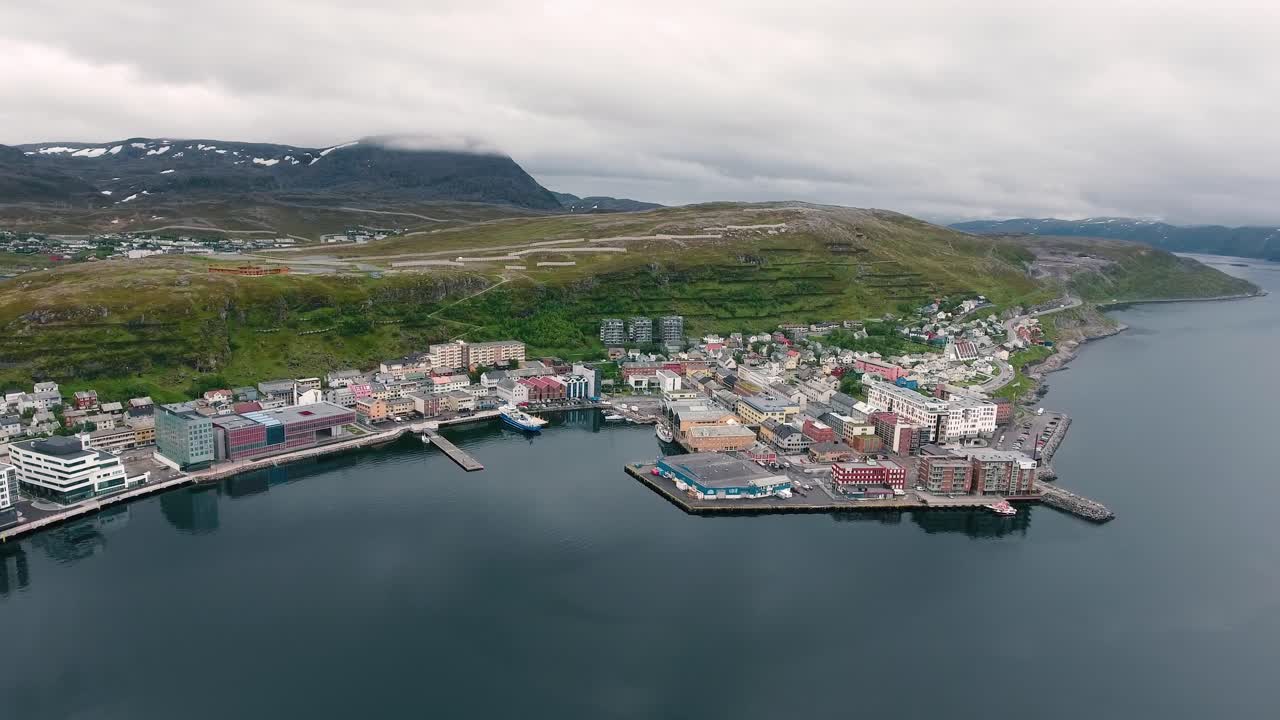 ciudad de hammerfest, finnmark, noruega