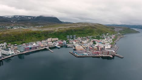 ciudad de hammerfest, finnmark, noruega