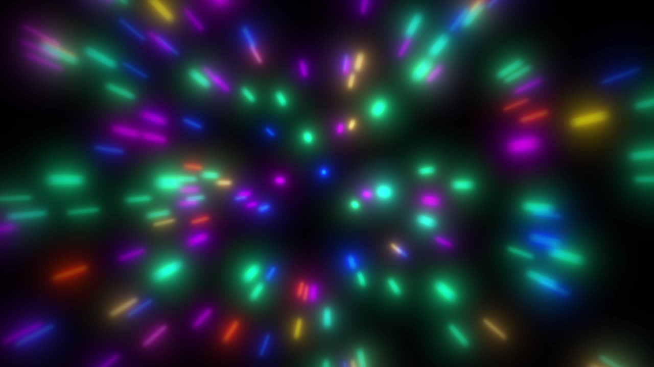 Abstract Colorful Light Burst