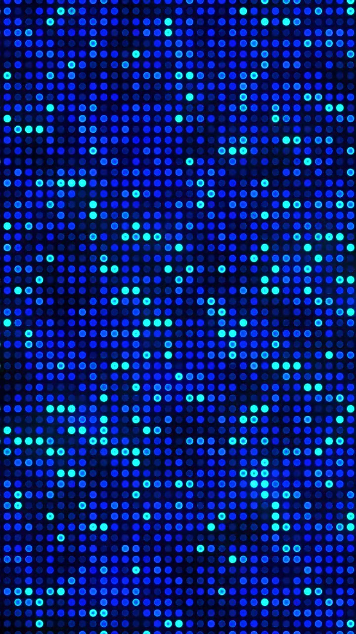 Abstract Blue LED Dot Matrix Background