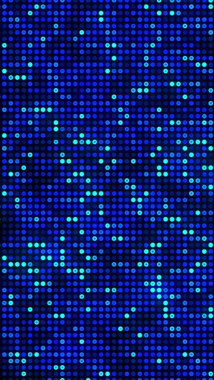 Abstract Blue LED Dot Matrix Background