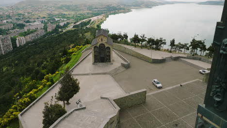 Saint-Nino-chapel-in-Chronicle-of-Georgia-monument-complex-in-Tbilisi