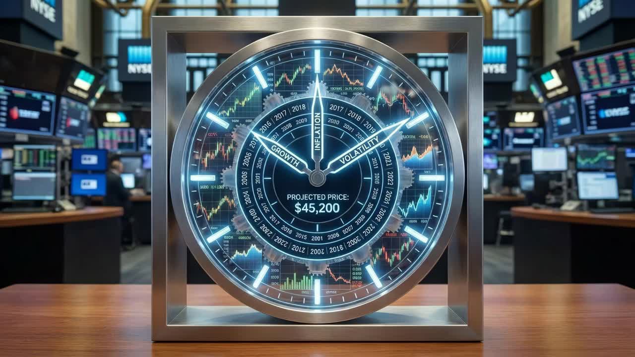 Stock Market Clock: Growth, Volatility, and Projected Price