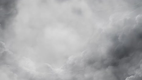 night sky with lightning and storm in stormy dark gray clouds