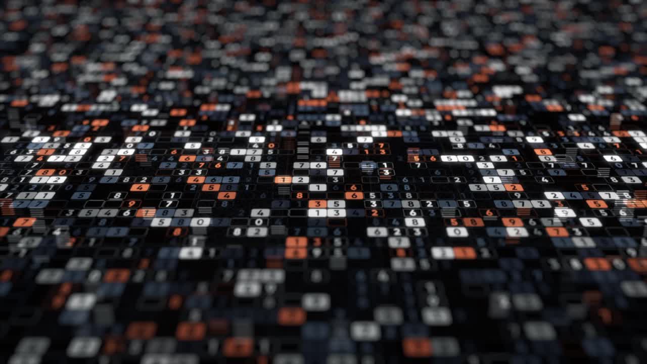 fondo de matriz digital abstracto