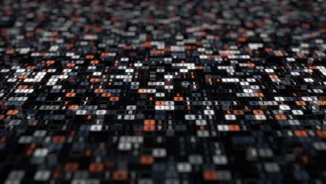 Abstract Digital Matrix Background