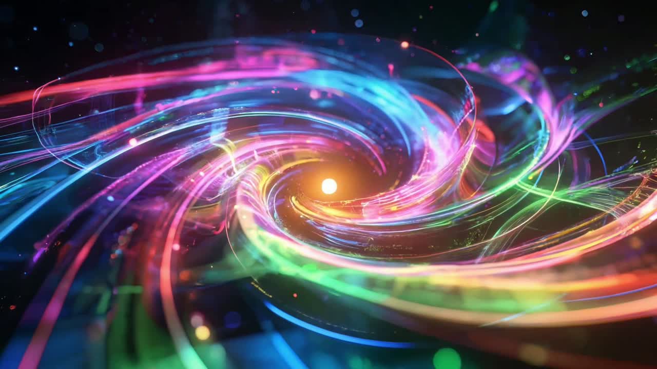 3D Abstract Seamless Animation Background