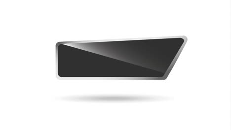 diseño gráfico de rectángulo negro abstracto