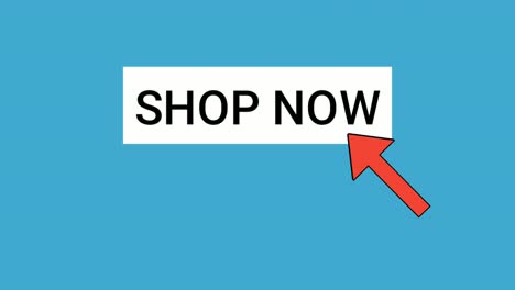 Shop-now-video-animation-Text-on-blue-background