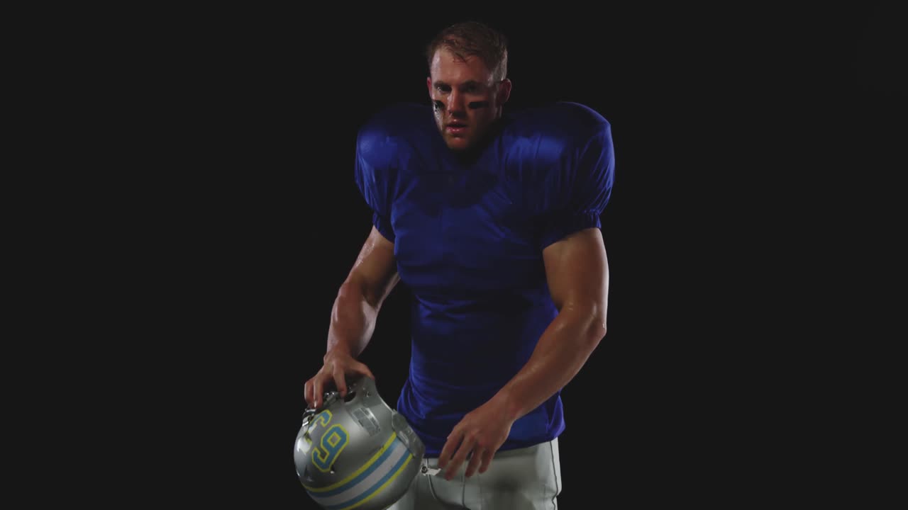 American football player