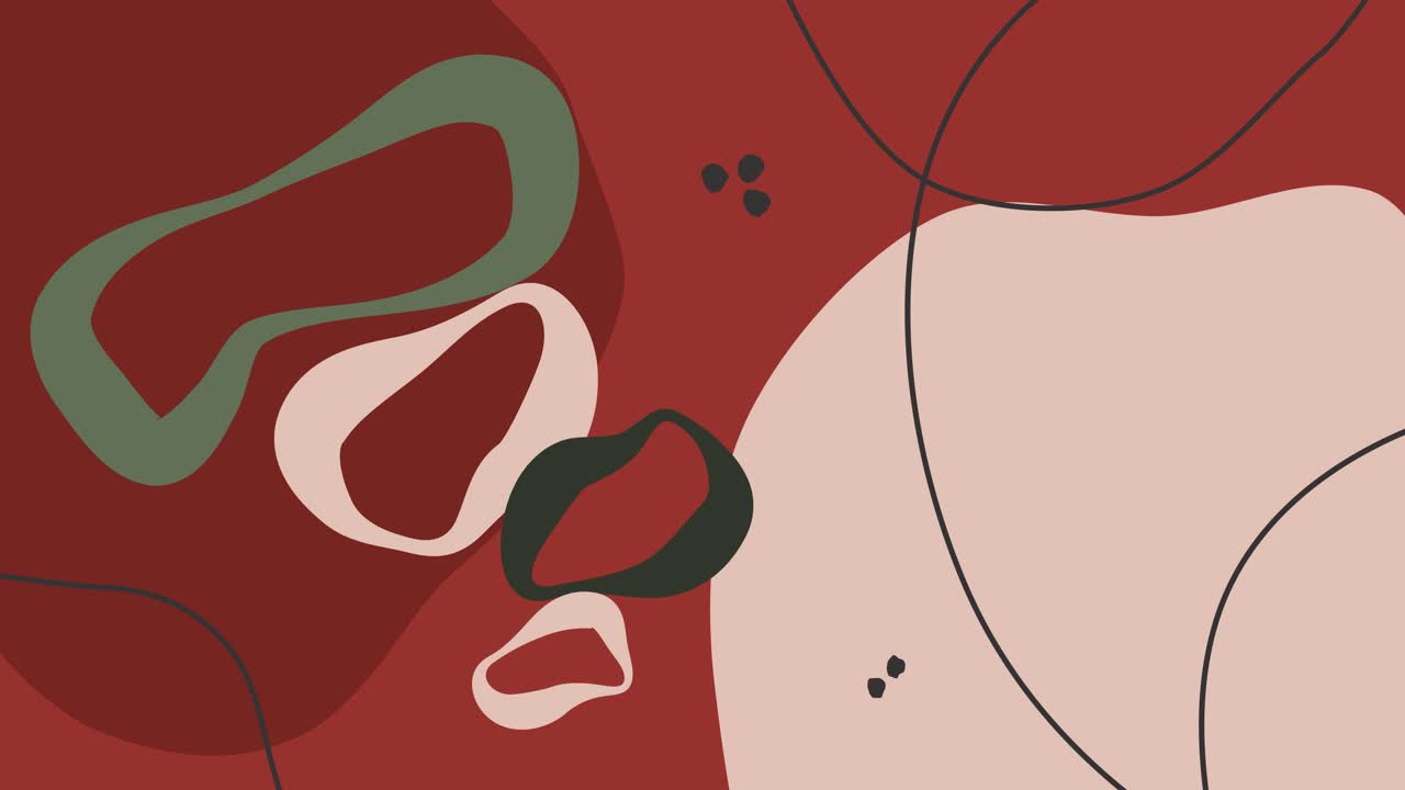 Minimal Abstract Animated White Background