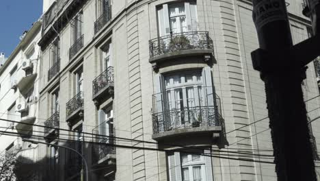 beautiful residential building facade buenos aires argentina capital city living space