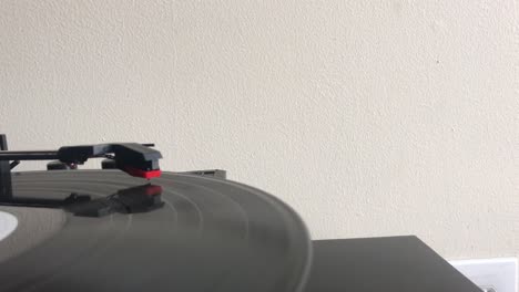 record player on vinyl