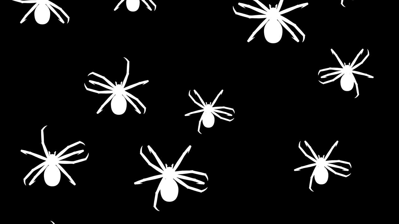 las arañas corriendo