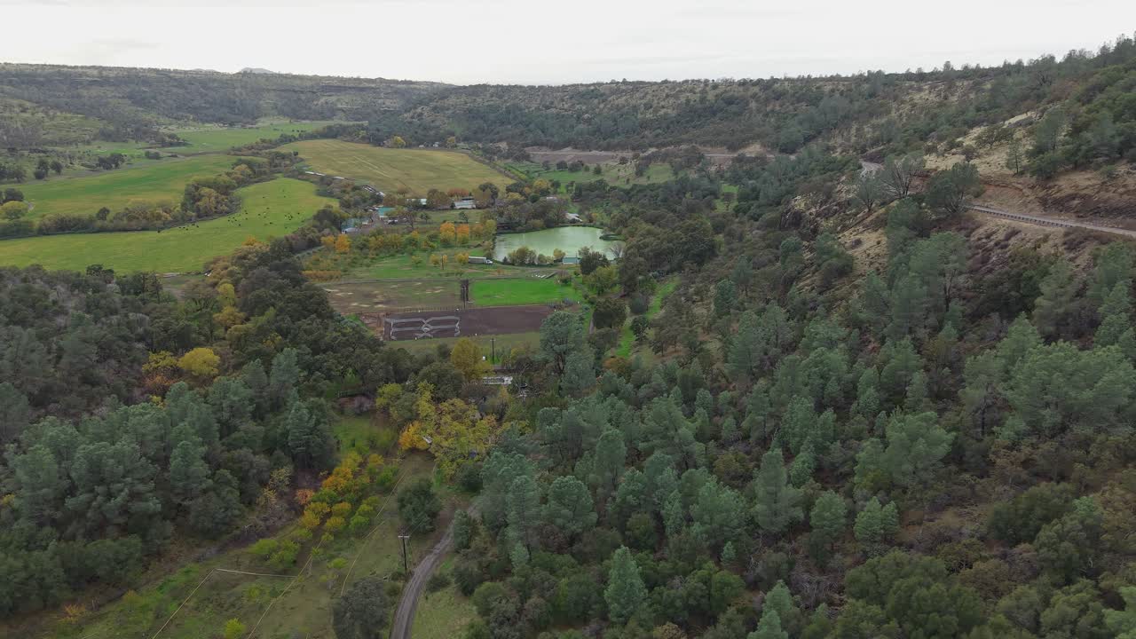 Aerial Pass Over the Paynes Creek Point in the afternoon