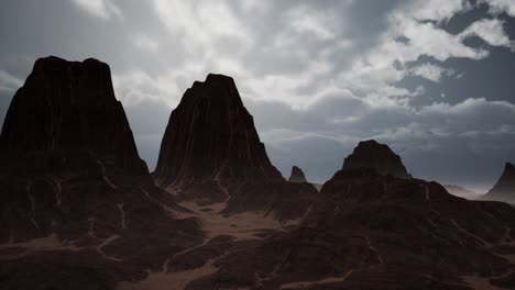 rock formations in the nevada desert