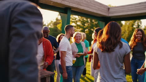 a gathering in nature with the bible and friends