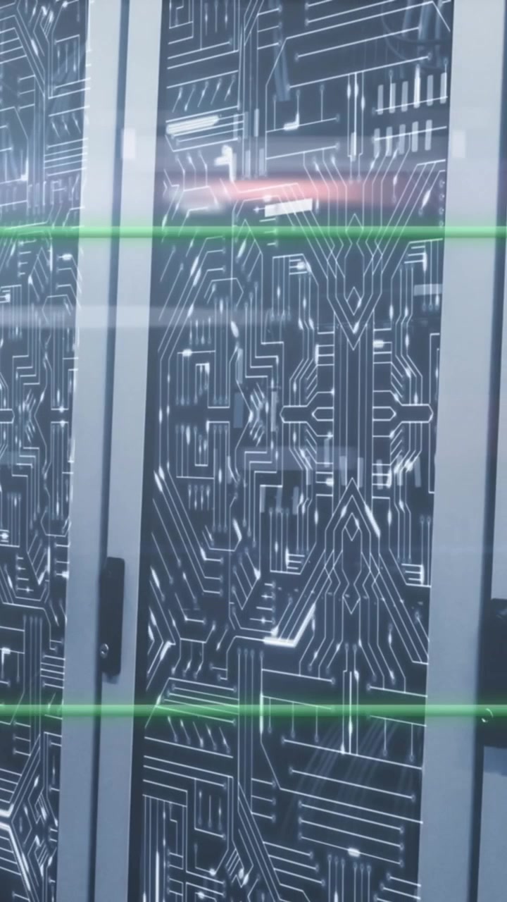 Vertical video: Cut starting camera panning right and up, circuit panel revealing handle for decor