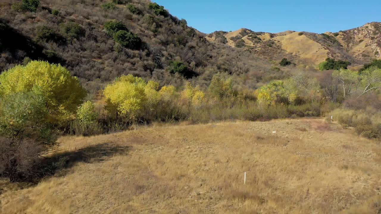 pico canyon, california y sus colores otoñales