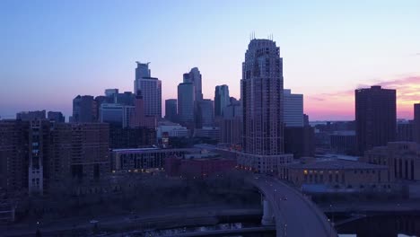 An-aerial-of-downtown-Minneapolis-Minnesota-at-night-1