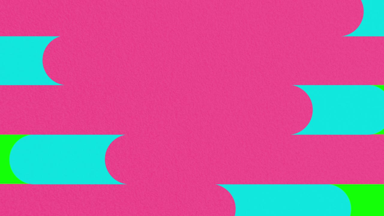 conjunto de material de video de transición genial. rosa y azul, 3 patrones de 2 tipos. conjunto de 6 piezas. llave de croma.