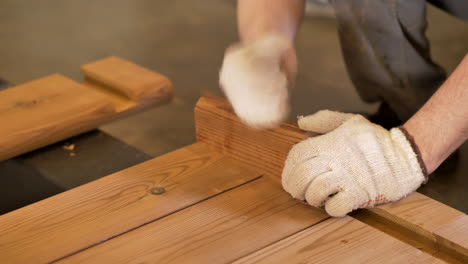 Assembly-of-wood-construction