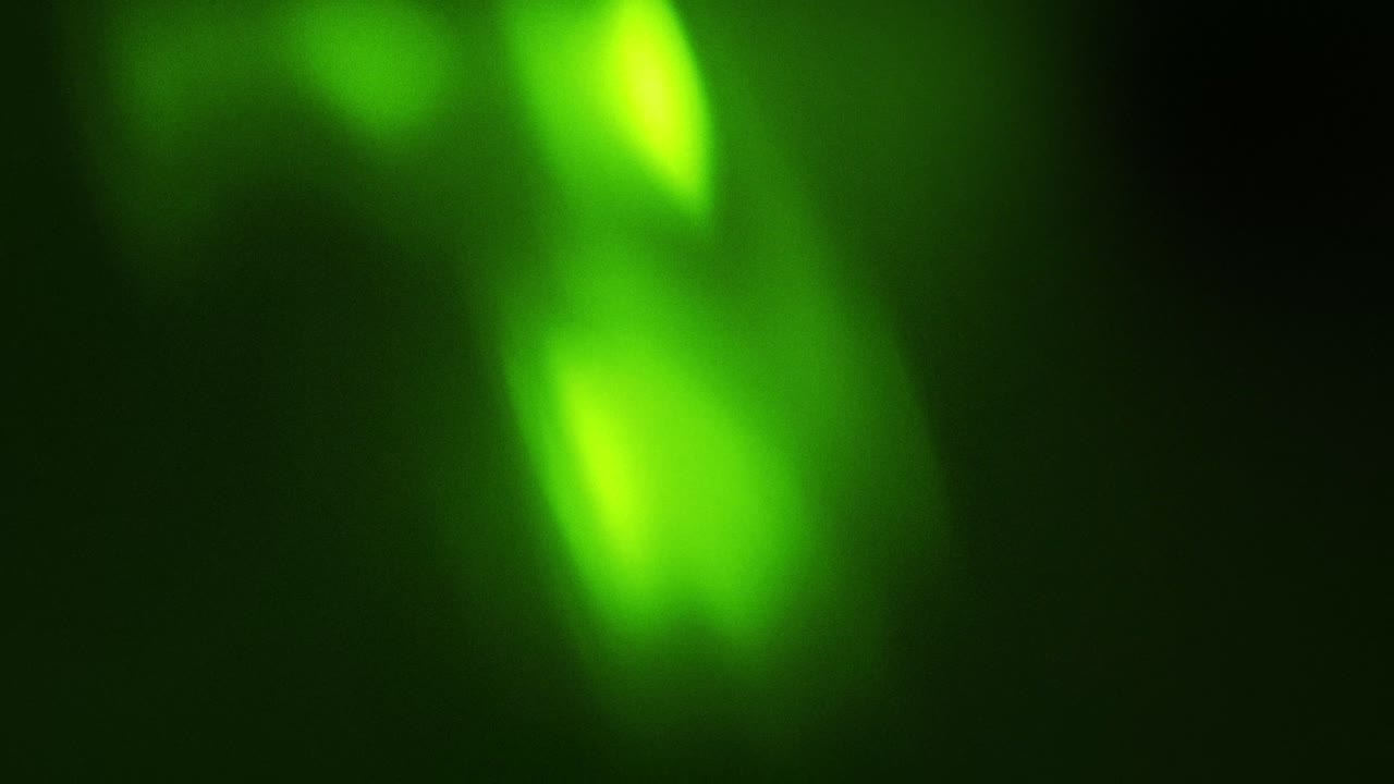 Forma d'onda astratta verde neon, texture a gradiente sfocato.