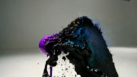 explosión de pintura de colores