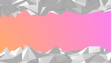 fondo geométrico futurista abstracto con líneas y triángulos en movimiento para gráficos en movimiento, infografías y carteles digitales. fondo de puntos, líneas y triângulos en movimiento