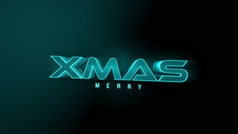 Dark-monochrome-Merry-XMAS-text-on-blue-gradient