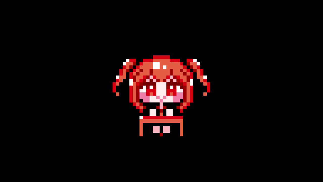 Pixel girl 03 sit at a desk Looping animation. 1080p (4).mov