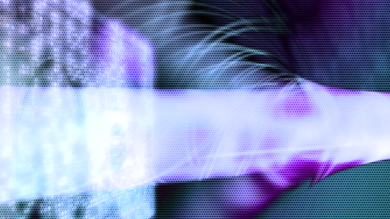 fondo de movimiento animado que muestra movimientos mecánicos industriales automáticos en maquinaria de fabricación futurista