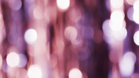 video de puntos de luz bokeh rosados parpadeantes con espacio de copia