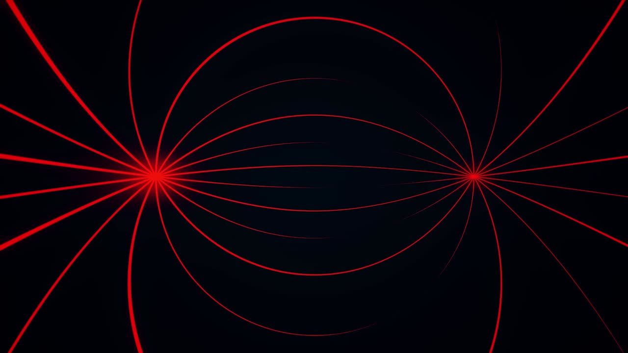 날아다니는 광선과 함께 빛의 점, 어 속에서 광선으로 빛의 입자